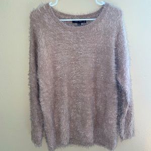 Blush fuzzy sweater